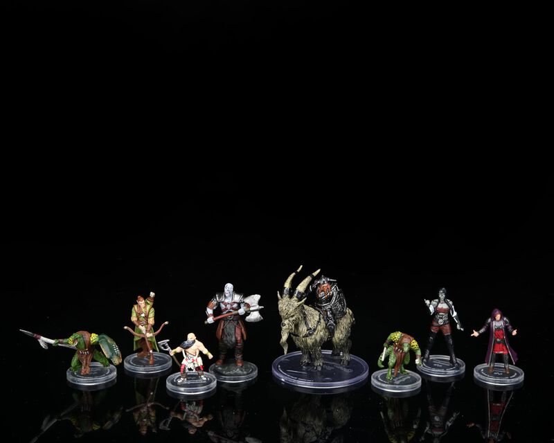 Set De Miniaturas De Wizkids Con El Papel Funda... image number null