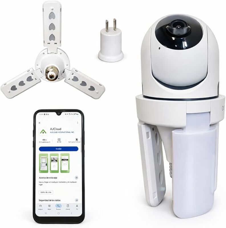 C&aacute;mara de Seguridad WiFi Tipo Foco con Movimien... image number null