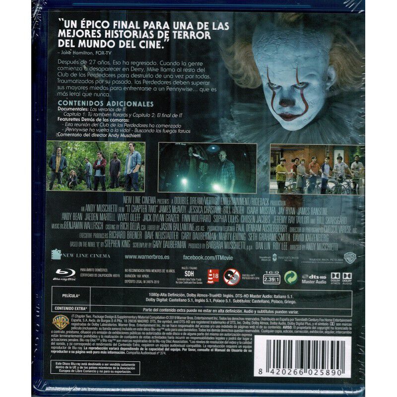 It: Cap&iacute;tulo 2 Blu-ray [blu-ray] image number null