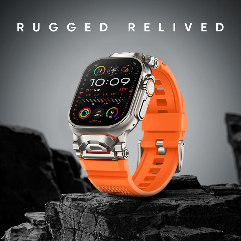Correa Suitisbest 46mm Silicona Deportiva Naran... image number null