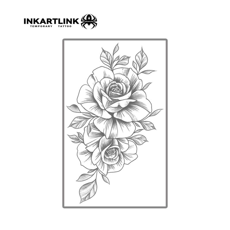 Tatuajes Temporales Inkartlink Flor 12 Impermea... image number null