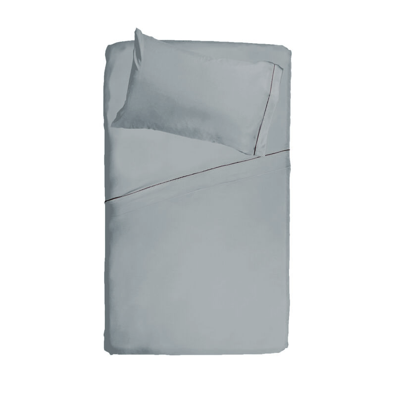 Sabana de Microfibra Super Suave Individual Gri... image number null