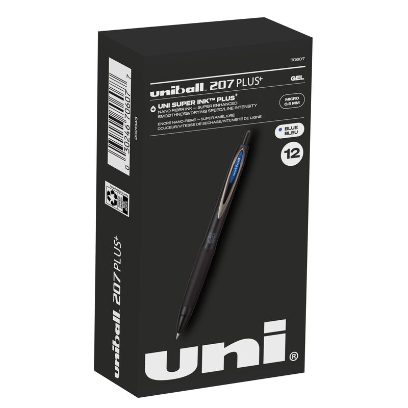 Bol&iacute;grafos De Gel Uni-ball 207 Plus+ Retr&aacute;ctile... image number null