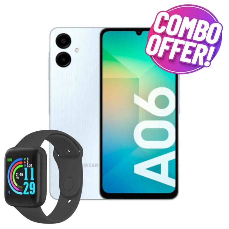 Combo Galaxy A06 Doble Sim 64GB/4RAM Azul + Sma... image number null