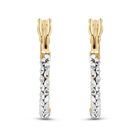Arracadas 2Begold Amarillo Con Zirconias (10Mm Aprox)