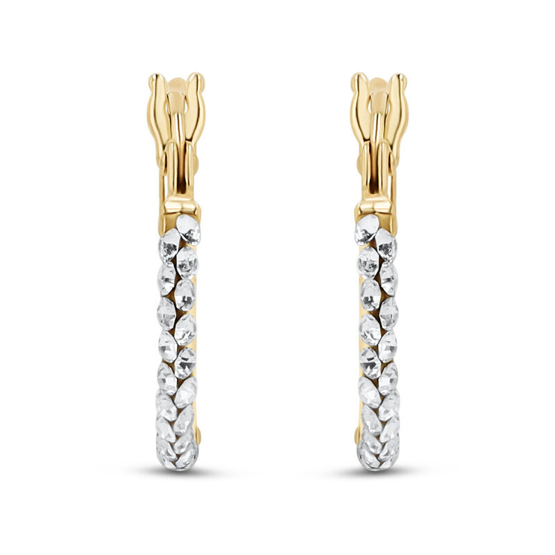 Arracadas 2Begold Amarillo Con Zirconias (10Mm ... image number null