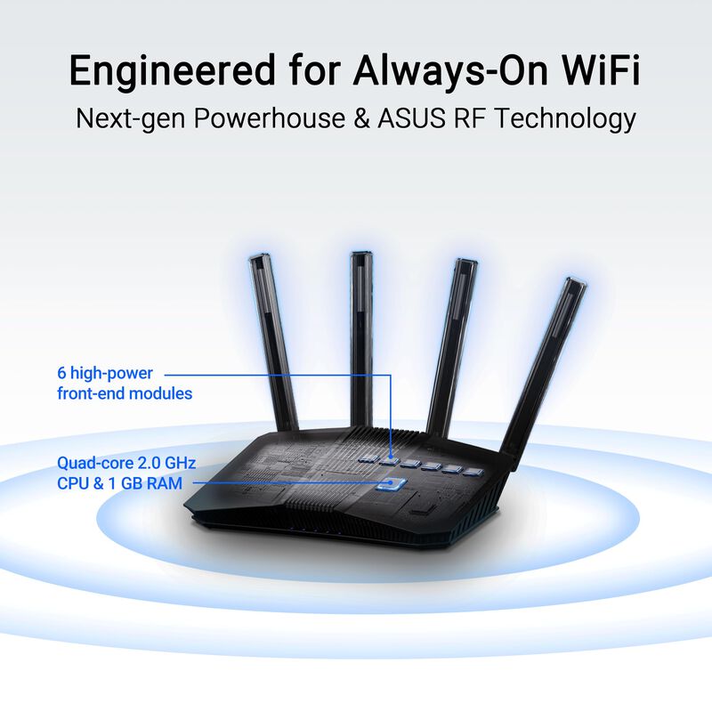 Router Asus Rt-be82u Wifi 7 De Doble Banda (802... image number null