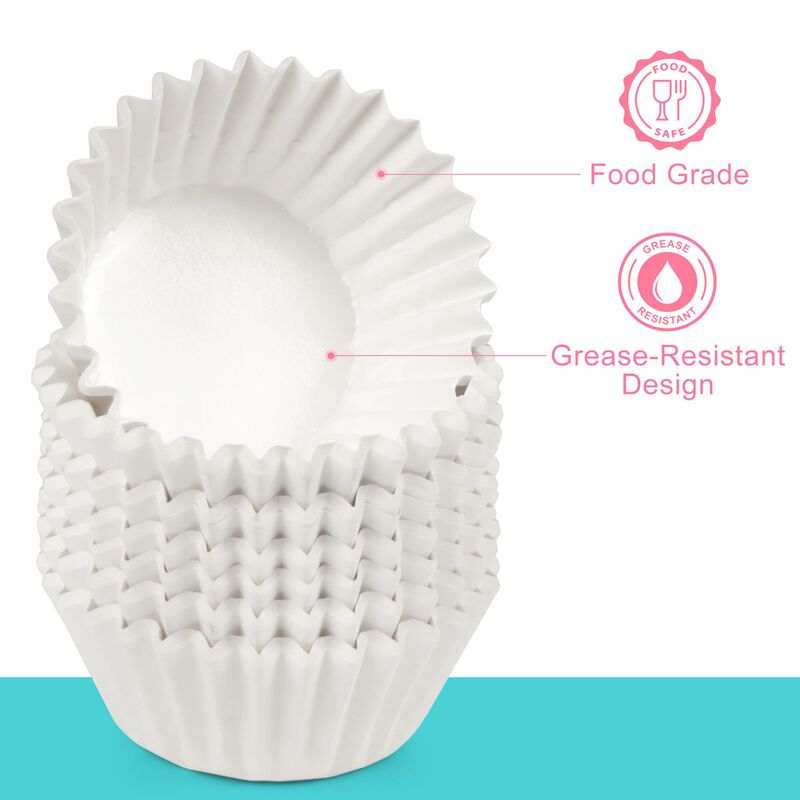 C&aacute;psulas Para Cupcakes Lotfancy 200 Unidades Bl... image number null