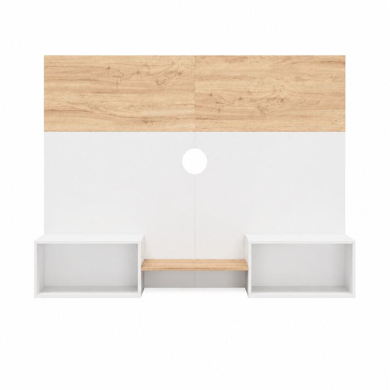Mueble Tv Duo 80&uml;, Atlas Del Descanso Color Bla... image number null