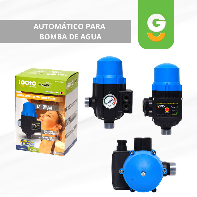 Presurizador Control Automático Bomba 17-36psi ... image number null