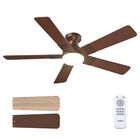 Ventilador De Techo Addlon De 132 cm Con Luces Y Control Remoto &ndash; Marr&oacute;n