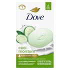 Dove Go Fresh Cool Moisture, jabón en barra 3,75 oz, Paquete de 6