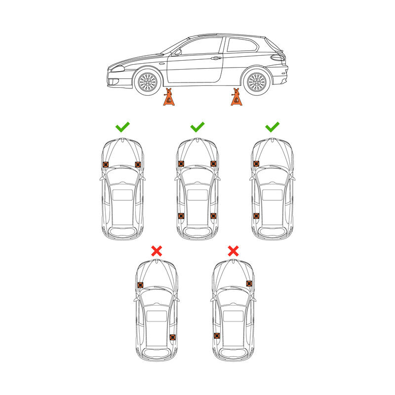 Caja con 2 Torres de 6 Ton para Auto Truper image number null