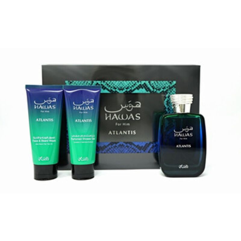 Set De Fragancia Rasasi Hawas Atlantis 100 ml 3... image number null