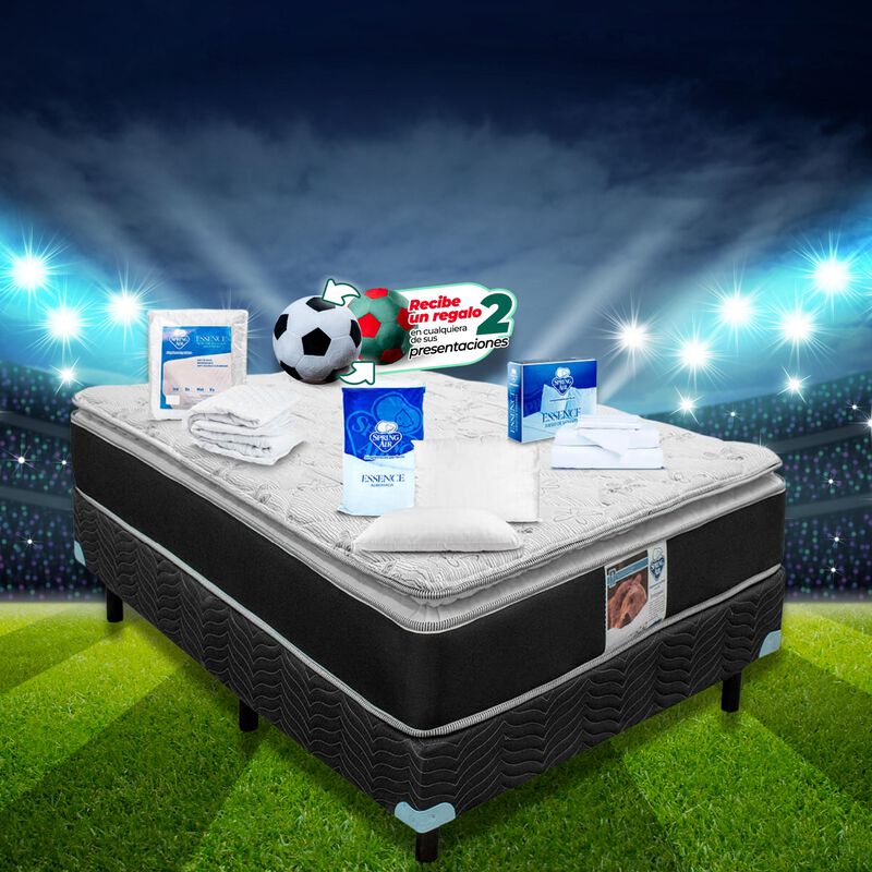 Colchón Matrimonial Spring Air Kunis + Box + Sa... image number null