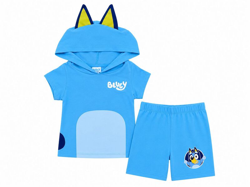 Conjunto De Short Bluey Para Beb&eacute; Ni&ntilde;o image number null