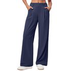 Pantalones de Trabajo Ewedoos - Pieza Wide Leg Tejido Waffle