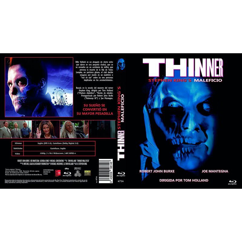 Maleficio (thinner) [blu-ray] (1996) Thinner De... image number null