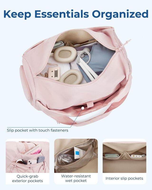Bolsa Deportiva Bagsmart Para Mujer, Ligera, Co... image number null