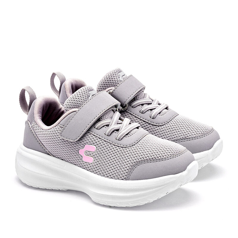 Charly tenis deportivos  para ni&ntilde;a  gris cod 13... image number null