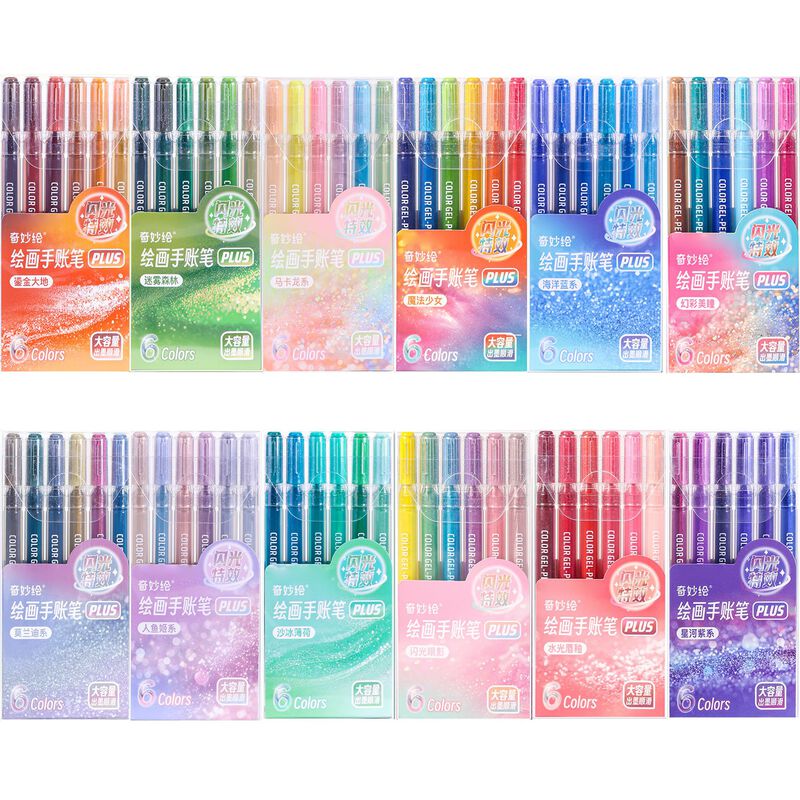 Bol&iacute;grafos De Gel Phosyndye 72 Colores 1,0 mm C... image number null
