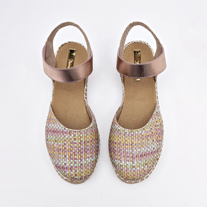 Celex alpargata plataforma para mujer rosa mult... image number null