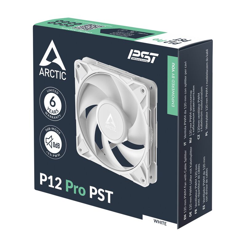 Arctic Ventilador P12 Pro Pst (white) image number null