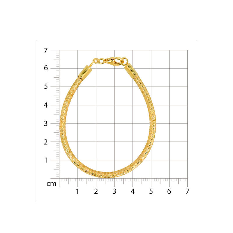 Pulsera De Oro Amarillo 10k (19cm Aprox) image number null