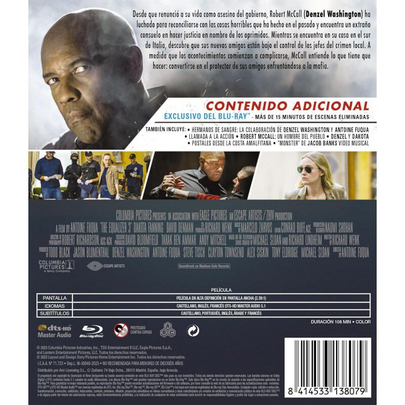The Equalizer 3 [blu-ray] (2023) image number null