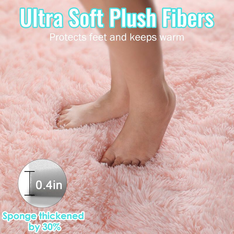 Alfombra Pagisofe Rosa Para Dormitorio De Ni&ntilde;as... image number null