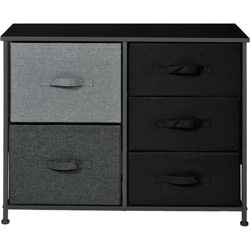 Mueble Cajonera Buro Organizador 5 Cajones Tela... image number null