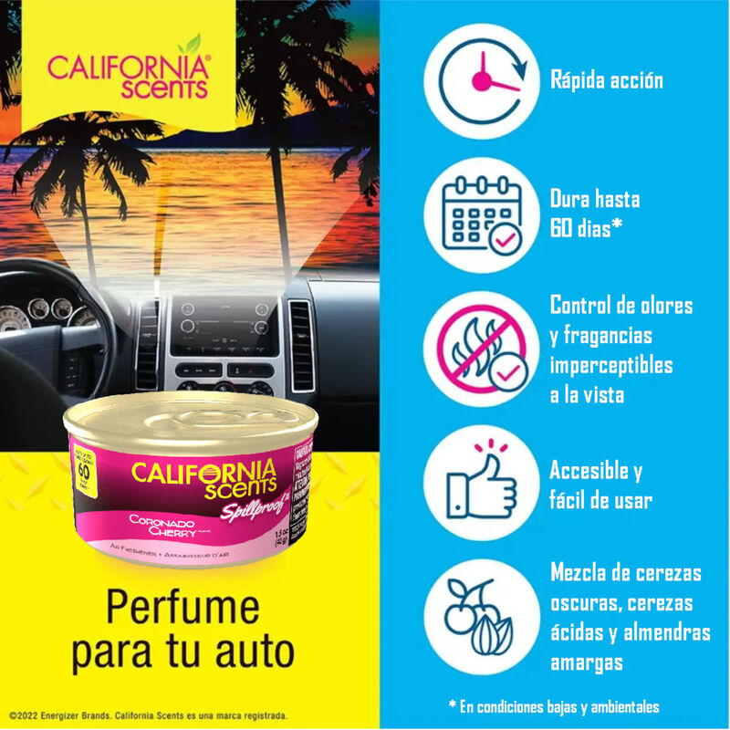 18 Piezass Aromatizante Auto CaliforniaScents C... image number null