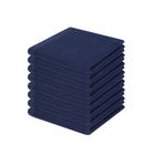 Pa&ntilde;os de Cocina Homaxy Algod&oacute;n 8 unid., 30x30 cm, Azul Marino Oscuro