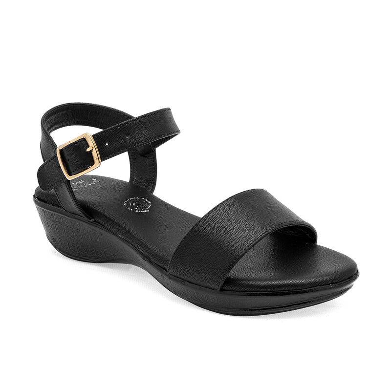 First Avenue Sandalia para mujer negro image number null