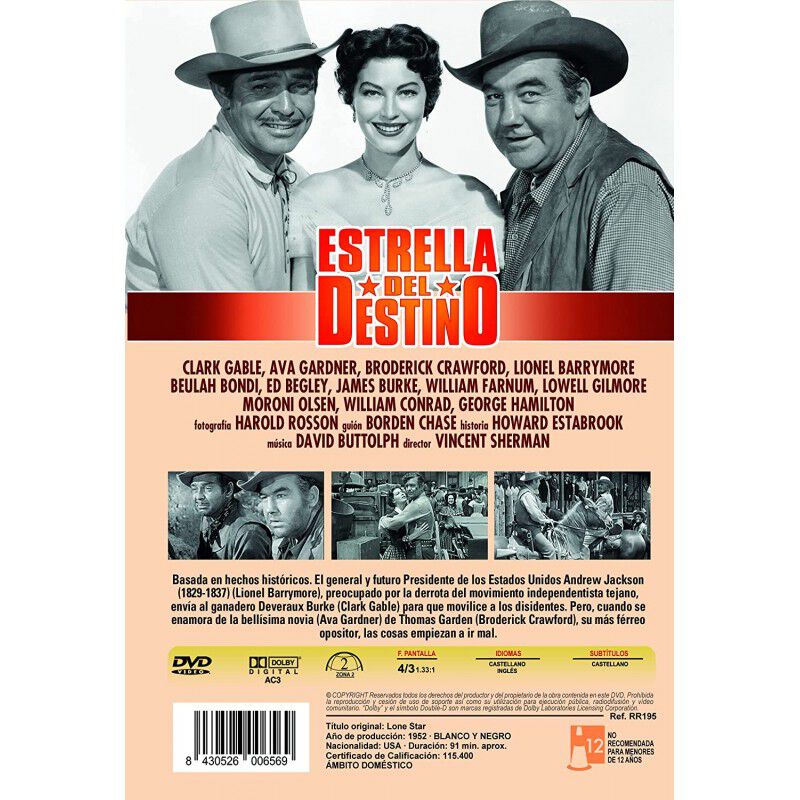 Estrella Del Destino (lone Star) [dvd] image number null