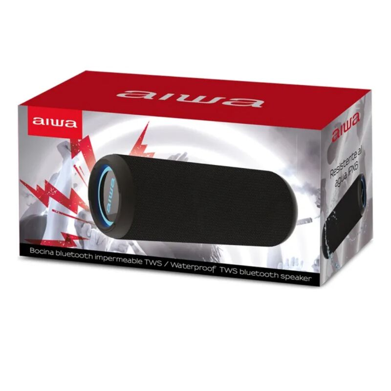 Bocina Bluetooth Port&aacute;til Aiwa AWKF4B-NEGRA image number null