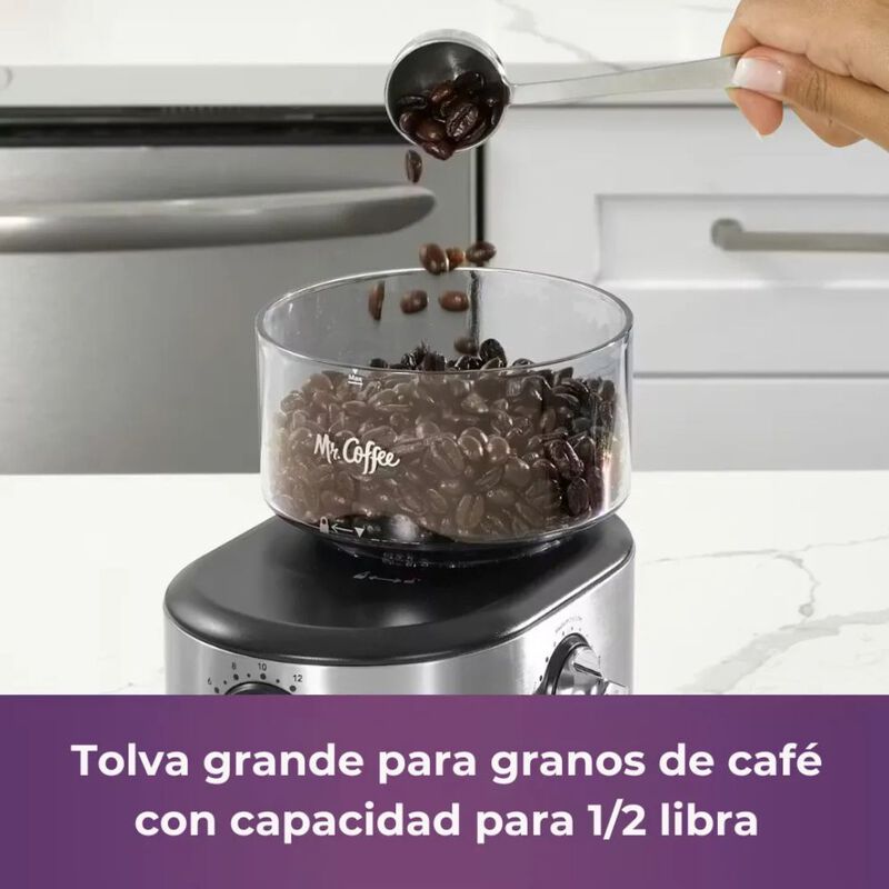 Molino De Caf&eacute; El&eacute;ctrico Mr. Coffe Autom&aacute;tico D... image number null