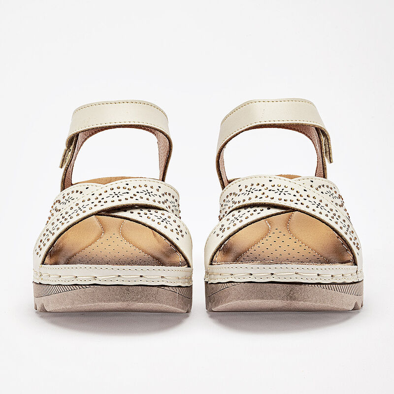 Flexmas sandalia piso para mujer latte cod 1404... image number null