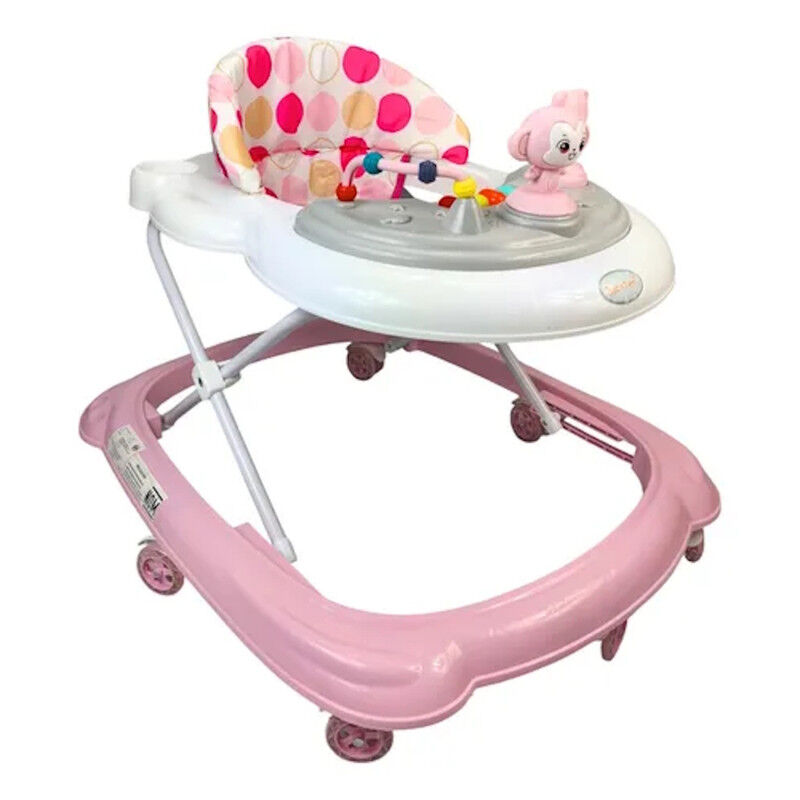 Andadera Rosa Para Beb&eacute; Changuito 4 Alturas Con... image number null