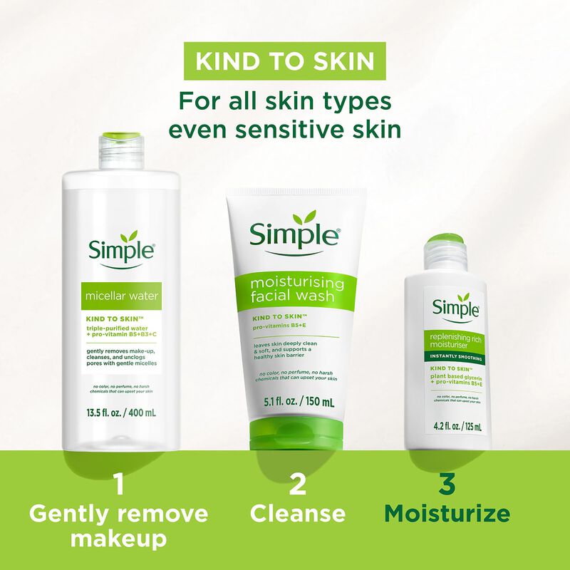 Hidratante Facial Simple Replenishing Rich Para... image number null