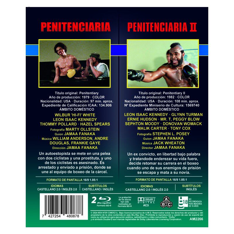 Pack Penitenciaria 1 Y 2 [blu-ray] (1979) Penit... image number null