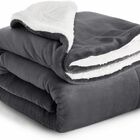 Manta Ir Imperial Rooms 152x203 Cm Gris Forro Sherpa