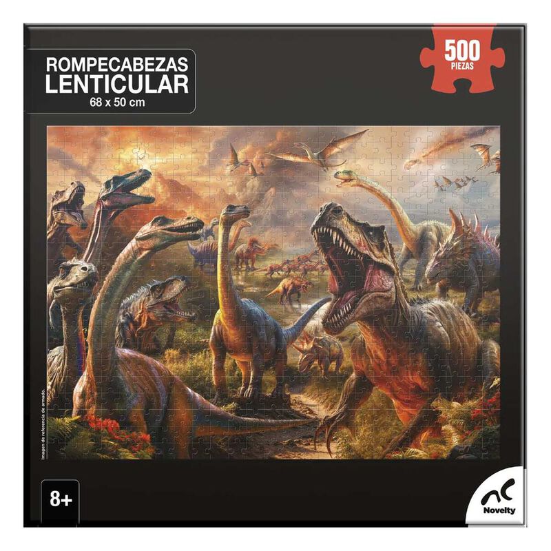 Rompecabezas Dinosaurios Efecto 3D 500 Piezas L... image number null