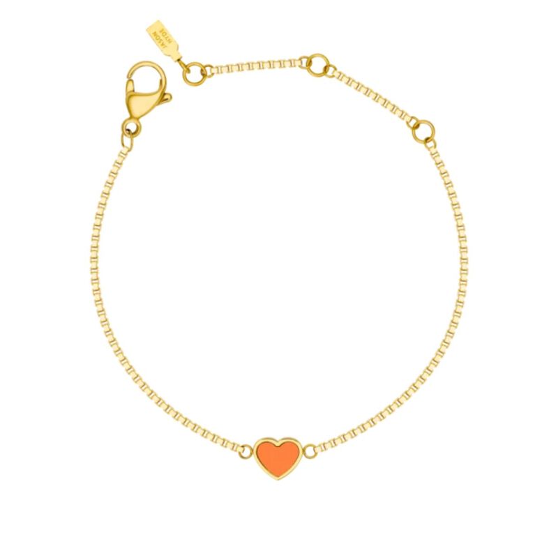 PULSERA AMARE CADENA CHAPADA EN ORO Y CHARM  NA... image number null