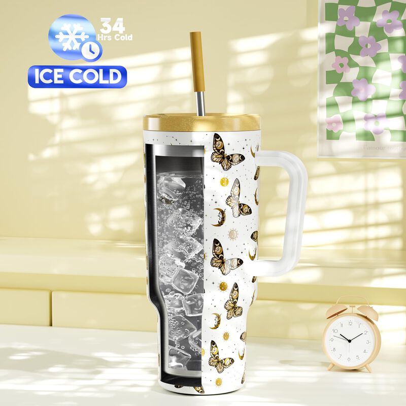Vaso T&eacute;rmico Meoky 1200 ml Con Asa Y Sorbete Wi... image number null