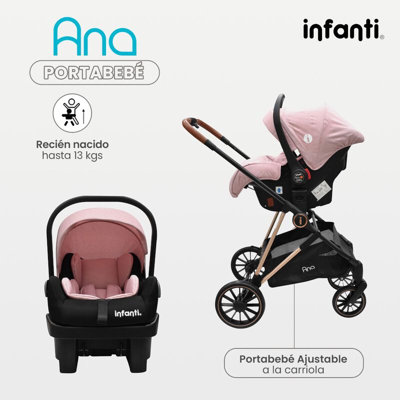 Carriola Con Portabebé  Ana Plegado Compacto image number null