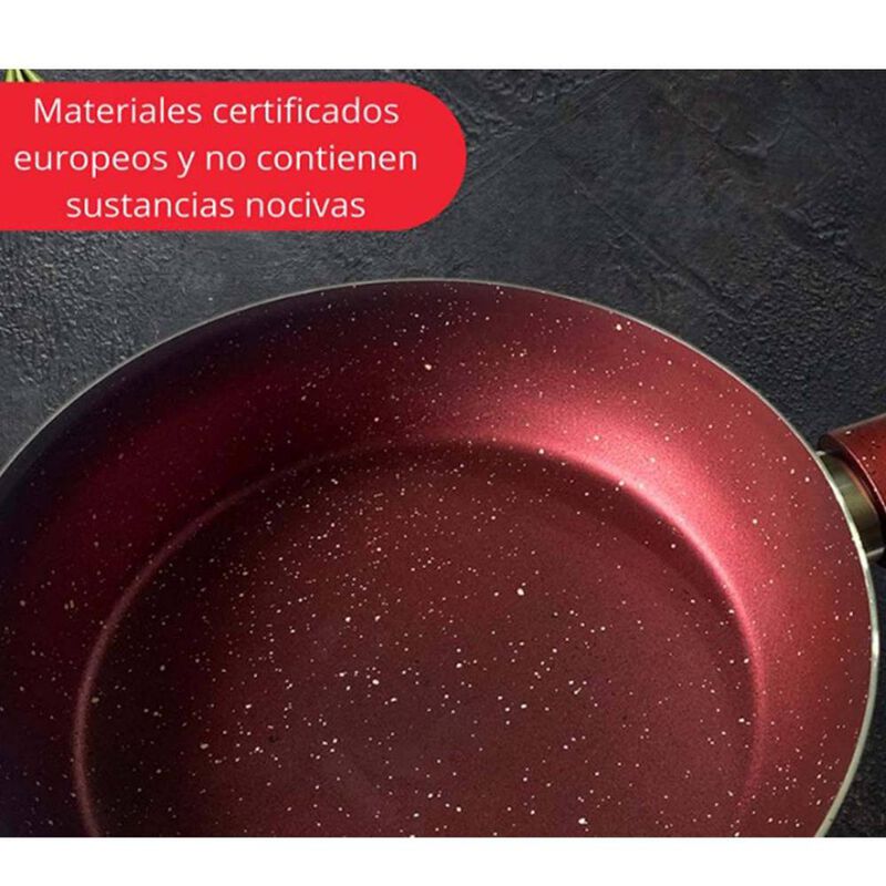 SARTEN CON RECUBRIMIENTO ANTIADHERENTE DE MARMO... image number null