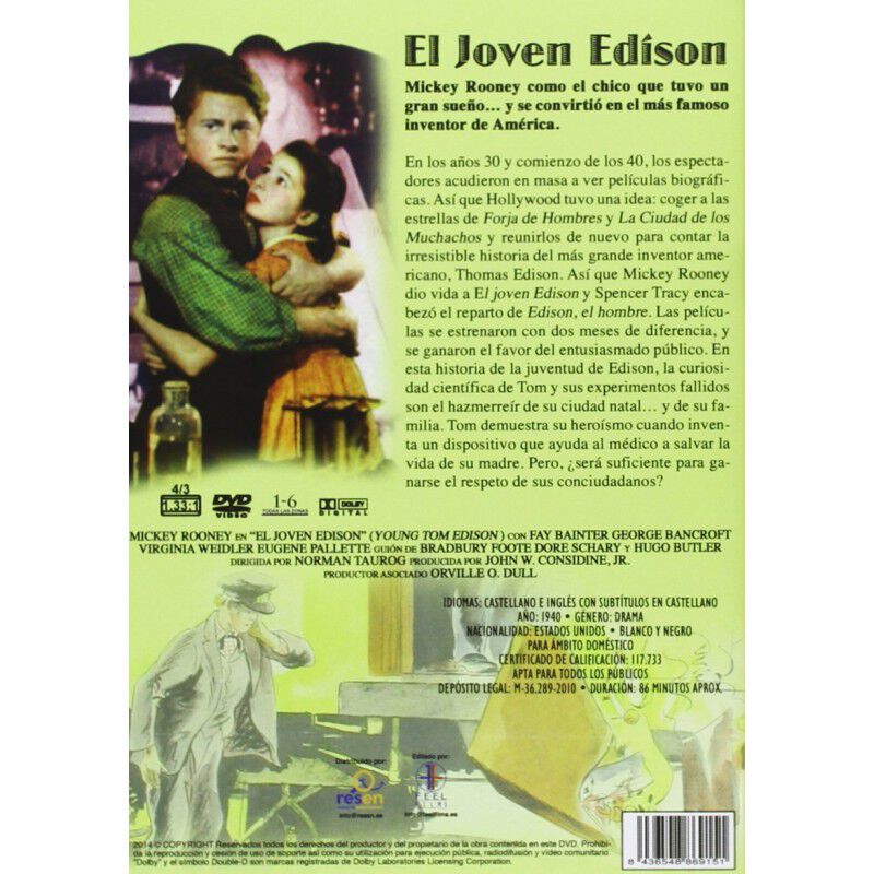 El Joven Edison  [dvd] image number null