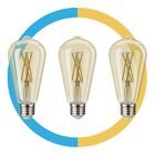 3 focos LED vintage Wi-Fi de 4,5 W