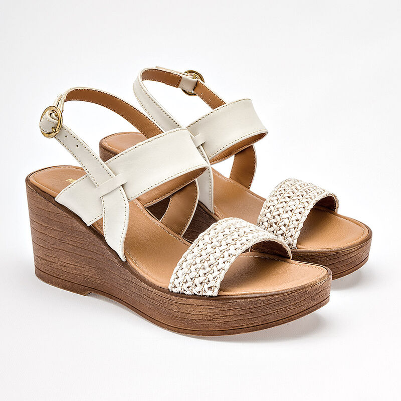 Moramora sandalia cu&ntilde;a para mujer latte cod 140... image number null